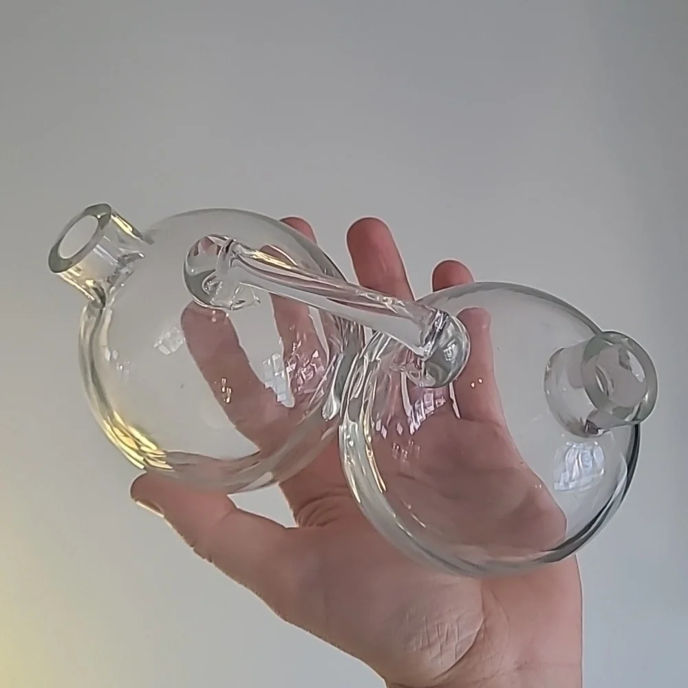 Vintage glass propagation vase - Picture 5 of 9
